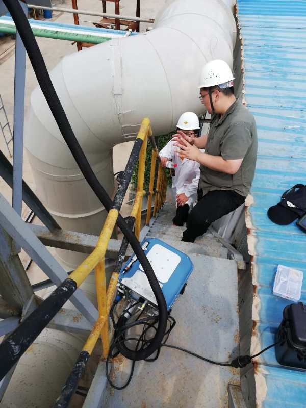 開封金鵬化工行業有組織非甲烷總烴監測工作